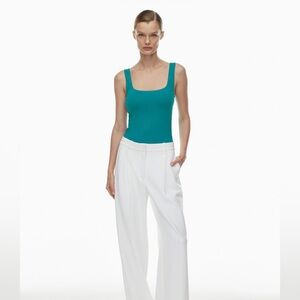 Aritzia Contour Green Bodysuit